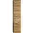 MIDISCHRANK Eichefarben - Chromfarben/Eichefarben, KONVENTIONELL, Glas (30/142/33cm) - Xora MIDISCHRANK Eichefarben - Chromfarben/Eichefarben, KONVENTIONELL, Glas (30/142/33cm) - Xora