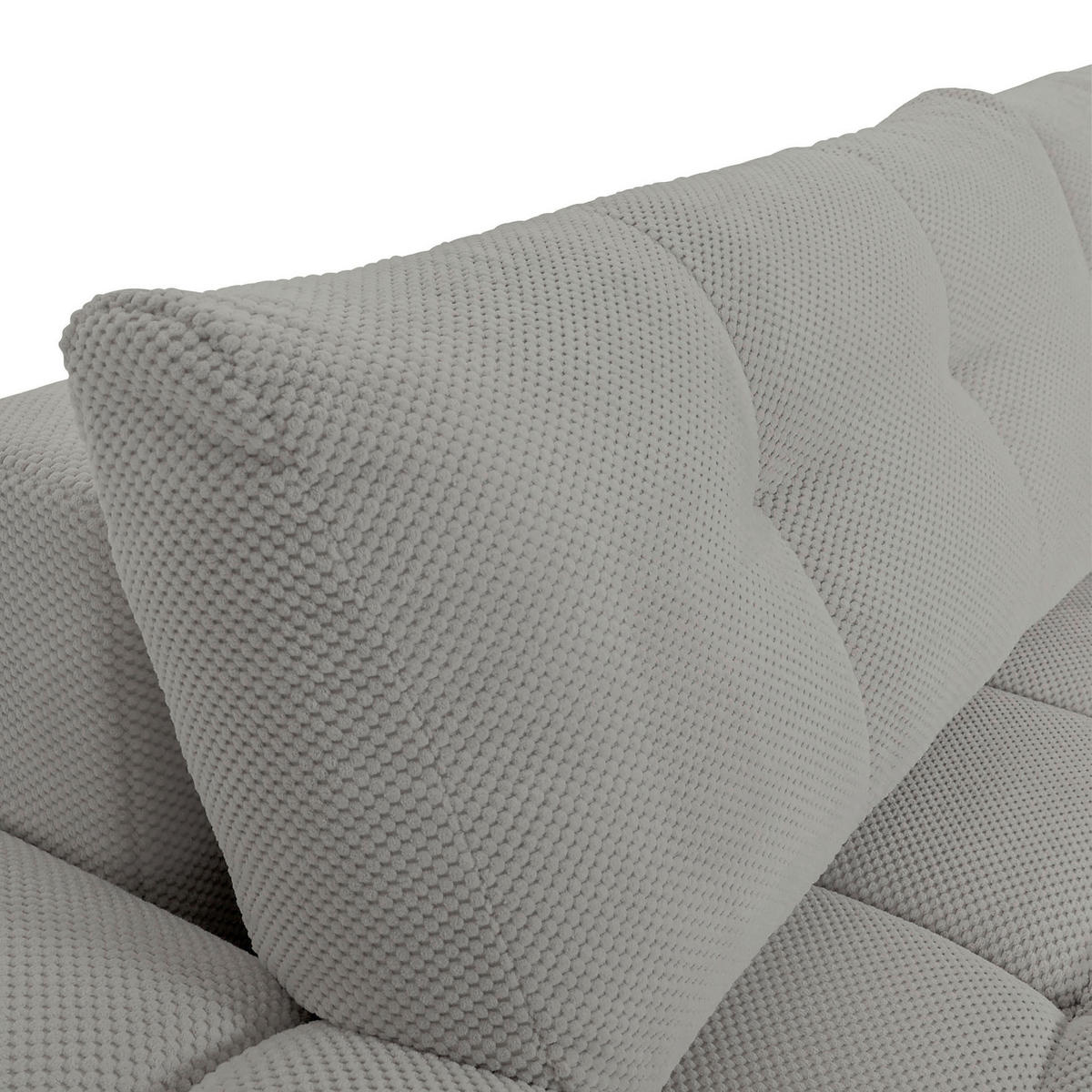 ECKSOFA in Flachgewebe Braun  - Schwarz/Braun, Konventionell, Kunststoff/Textil (256/157cm) - Carryhome