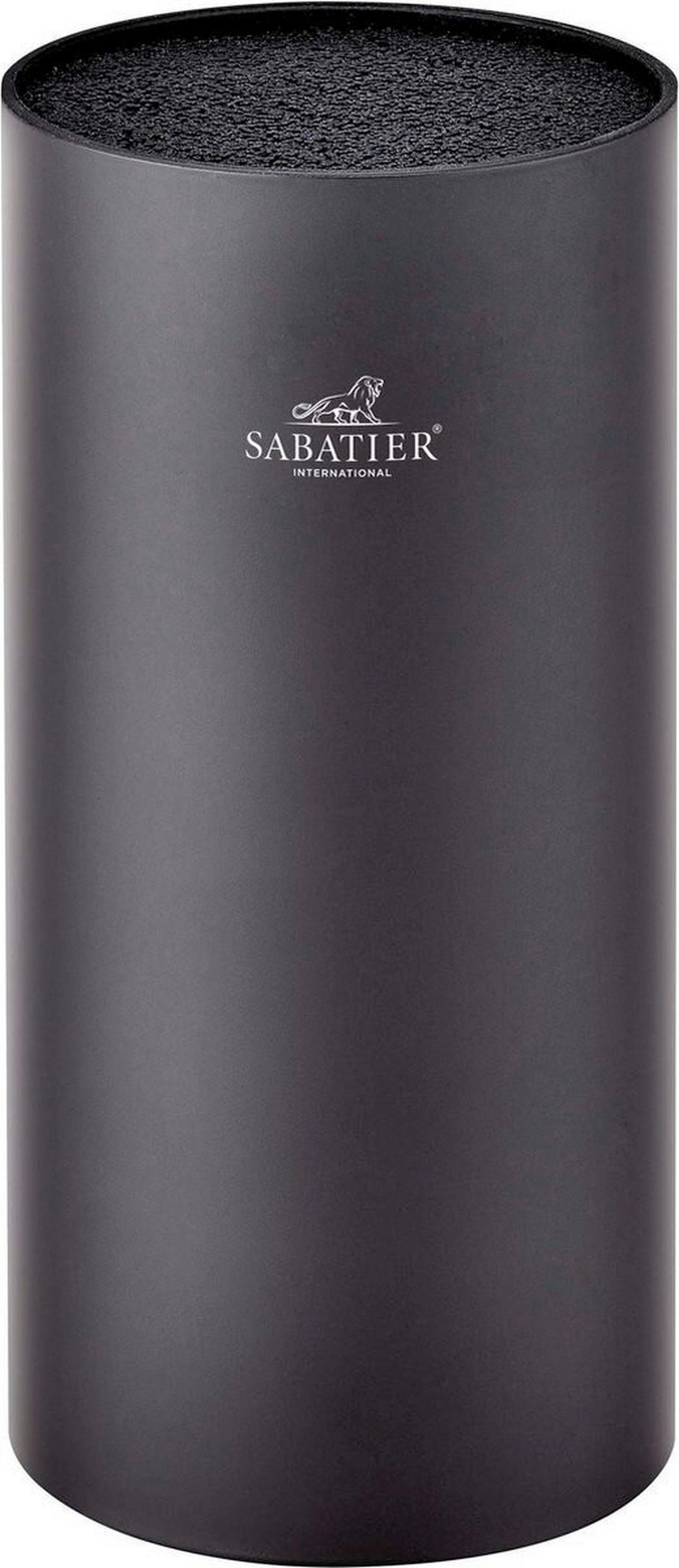 BLOK ZA NOŽEVE    - crna, Osnovno, plastika (12/12/26cm)