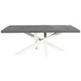 TISCHGESTELL in Metall 160/70/72 cm - Creme, Design, Metall (160/70/72cm) - Landscape