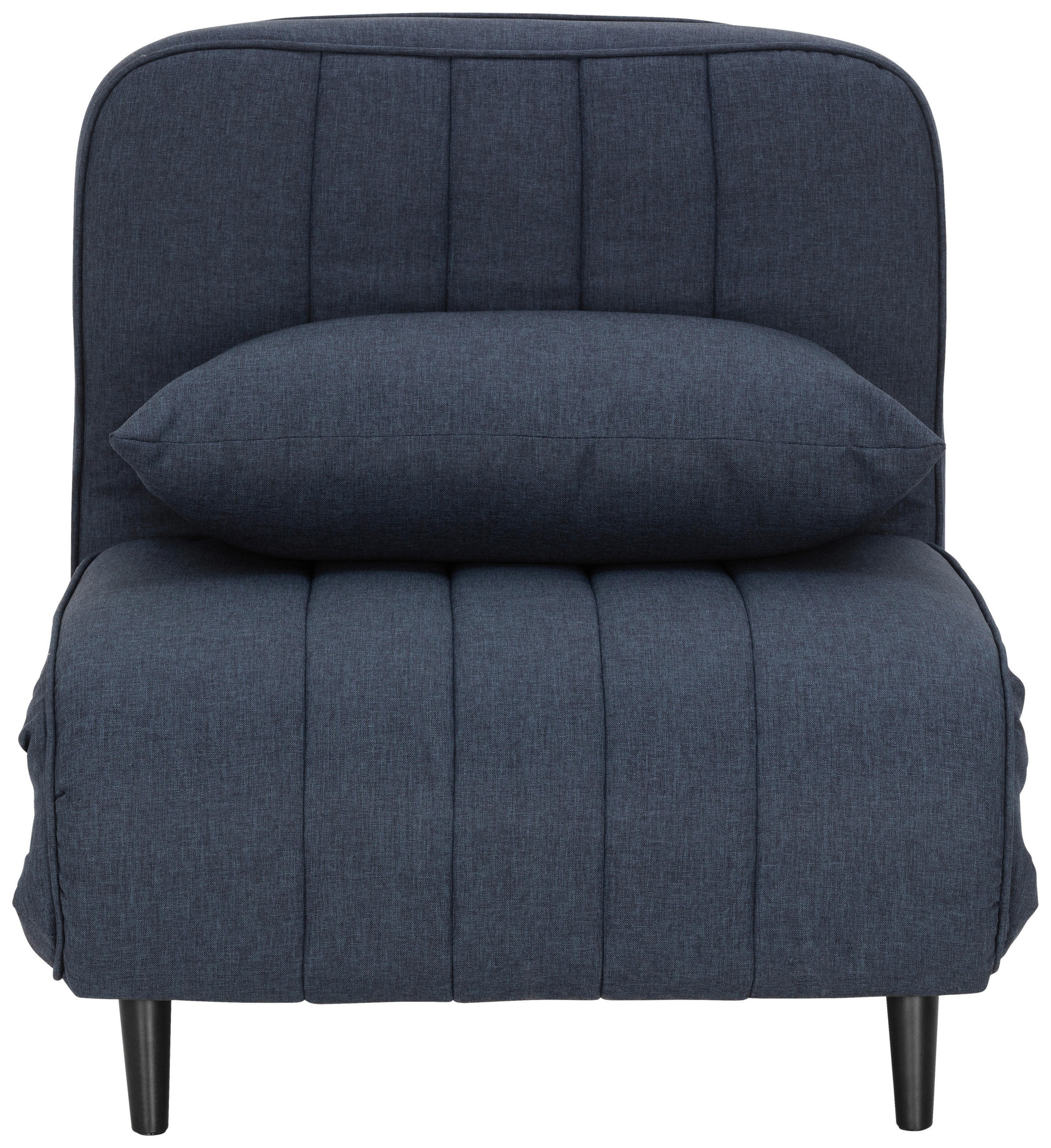 SCHLAFSESSEL Samt Blau    - Blau/Schwarz, MODERN, Textil/Metall (79/82/82cm) - MID.YOU