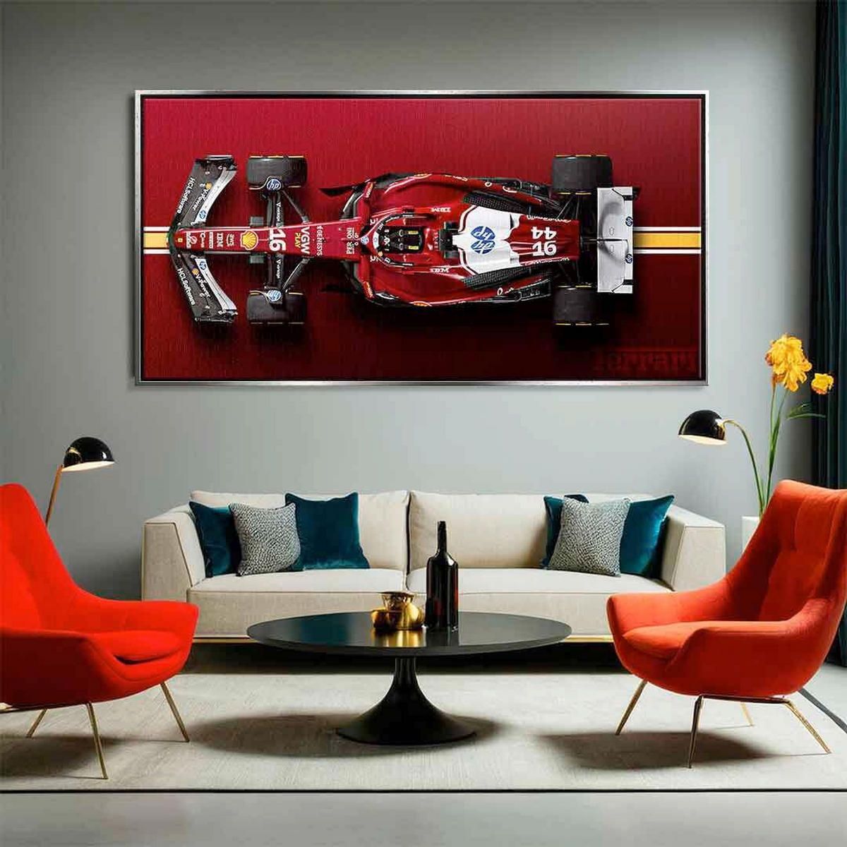 KUNSTDRUCK  - Multicolor, Basics, Holz (150x75cm)