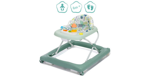LAUFLERNWAGEN - Mintgrün, Basics, Kunststoff/Textil (59/68/57cm) - My Baby Lou