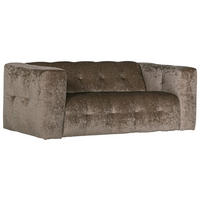 2-SITS SOFFA i trä, textil ljusbrun  - ljusbrun, Klassisk, trä/textil (202/78/112cm) - Novel