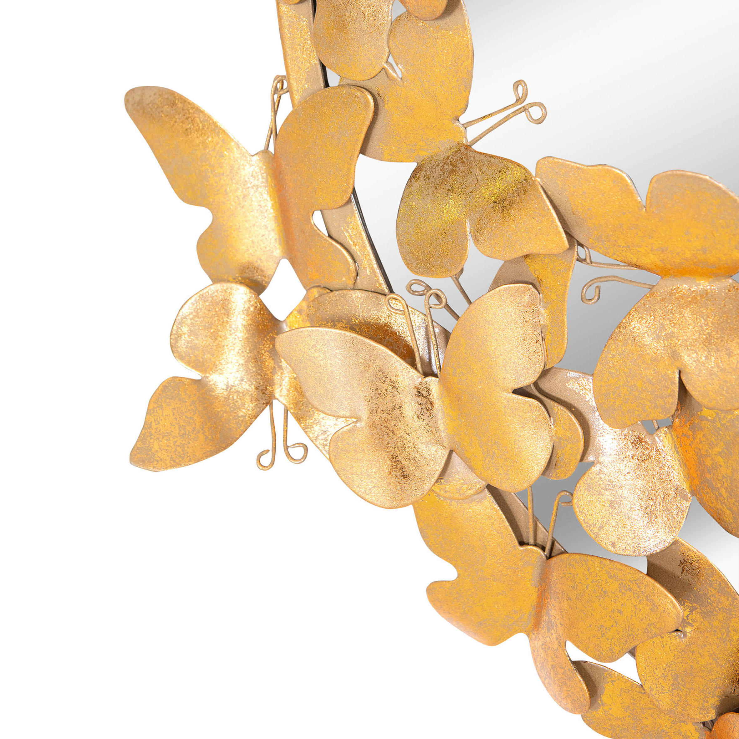 WANDSPIEGEL 73/70/5 cm    - Goldfarben, Trend, Glas/Metall (73/70/5cm)