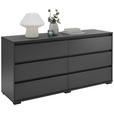 SIDEBOARD  in 160/79/48 cm  - Anthrazit, Design, Holzwerkstoff/Kunststoff (160/79/48cm) - Carryhome