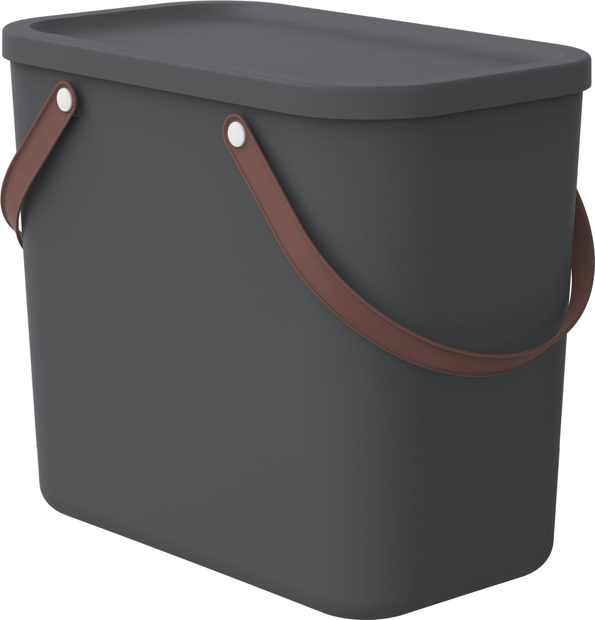 AUFBEWAHRUNGSBOX  - Anthrazit, Basics, Kunststoff (40/34/23,5cm) - Rotho