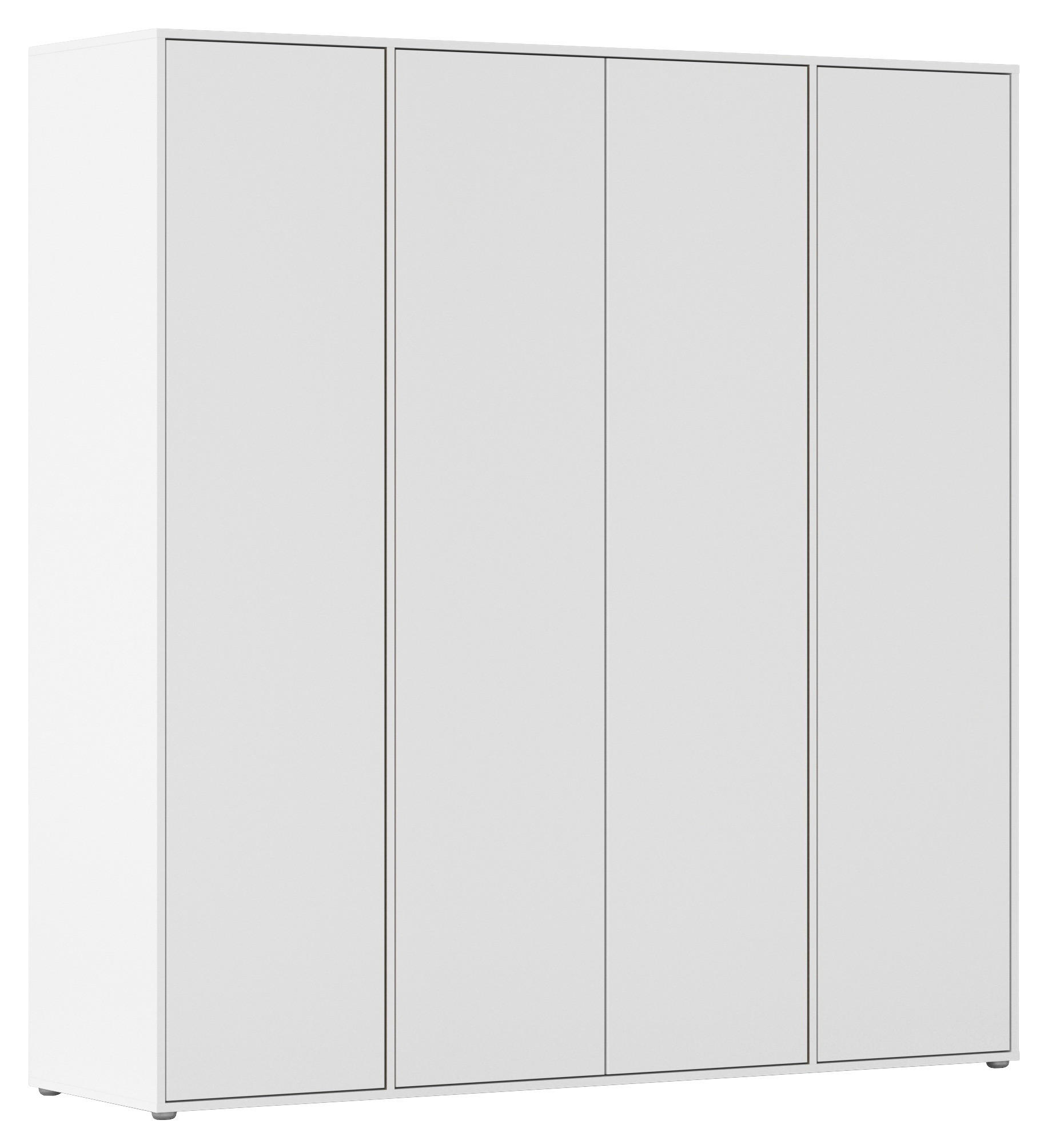 DREHTÜRENSCHRANK in Weiss - Weiss, Modern, Holzwerkstoff (187/194/53cm) - Rauch Möbel