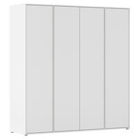 DREHTÜRENSCHRANK in Weiss  - Weiss, Modern, Holzwerkstoff (187/194/53cm) - Rauch Möbel