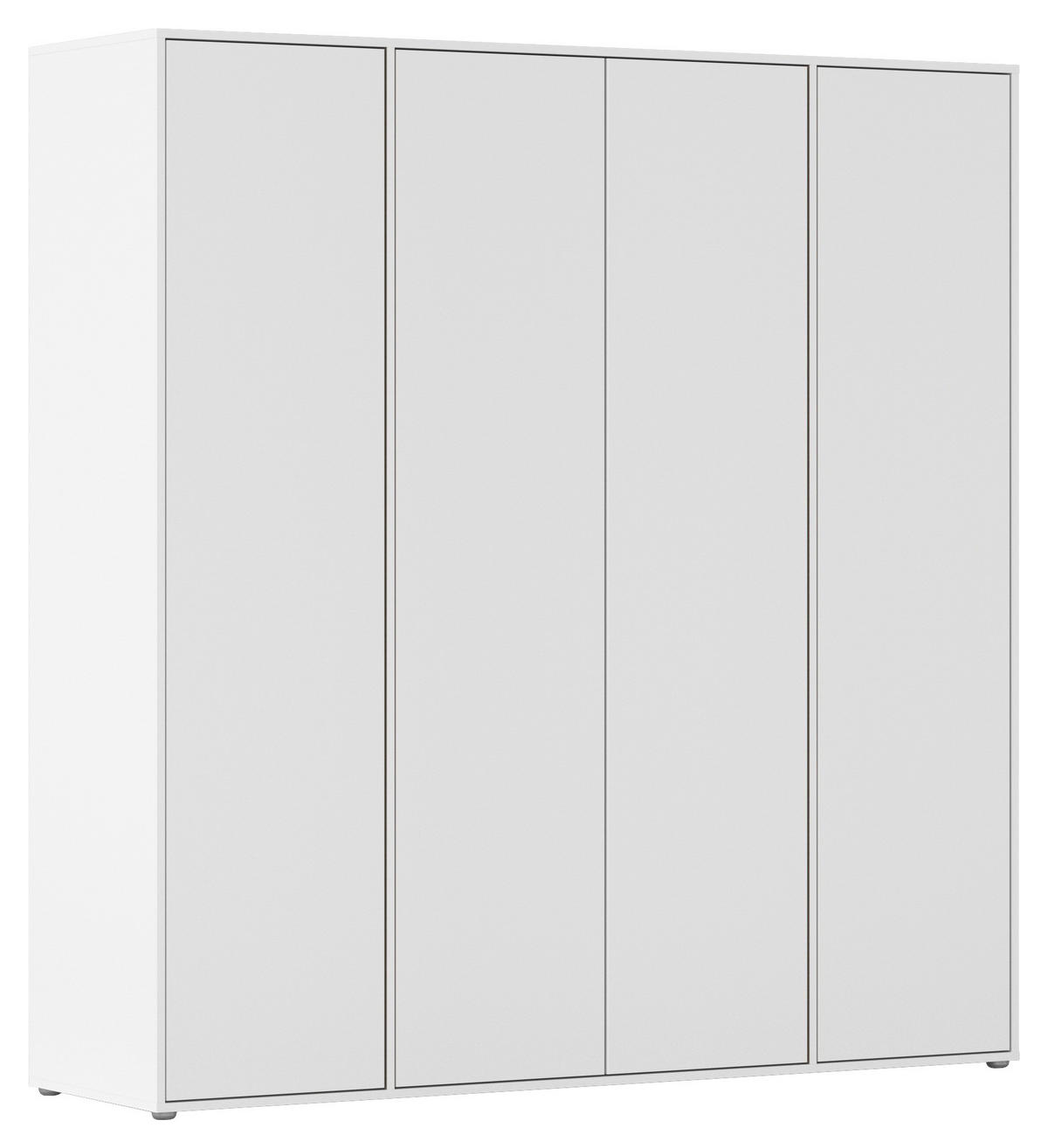 DREHTÜRENSCHRANK in Weiss  - Weiss, Modern, Holzwerkstoff (187/194/53cm) - Rauch Möbel