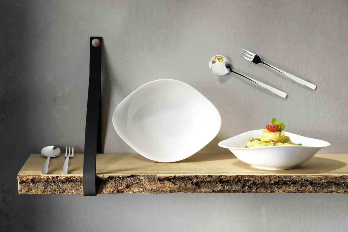 PASTATELLERSET Vapiano 2-teilig  - Weiß, Design, Keramik (27/20cm) - Villeroy & Boch