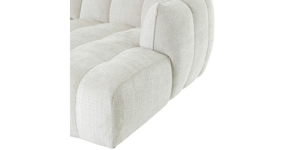 ECKSOFA in Chenille Creme  272/172 cm  - Creme/Schwarz, KONVENTIONELL, Kunststoff/Textil (272/172cm) - Carryhome