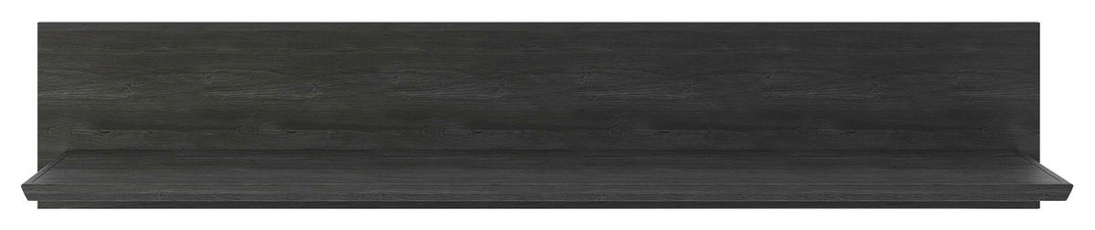 ZIDNA POLICA - antracit, Osnovno, pločasti materijal (150/28/27cm) - Hom`in