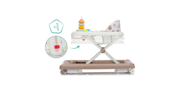 LAUFLERNWAGEN - Mokka, Basics, Kunststoff/Textil (59/68/57cm) - My Baby Lou