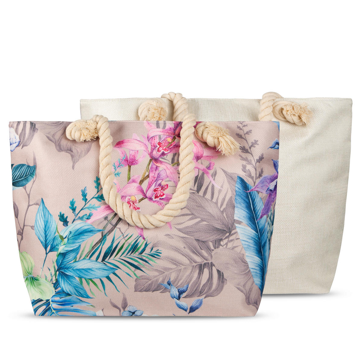 STRANDTASCHE - Multicolor, KONVENTIONELL, Textil (43/60cm)