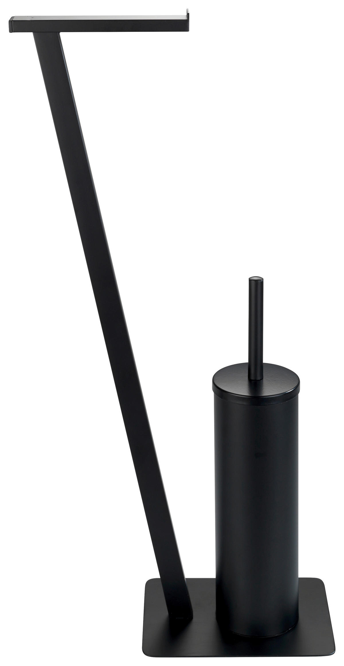 WC-BÜRSTENKOMBINATION - Schwarz, Basics, Kunststoff/Metall (15/68,5/30cm) - Wenko