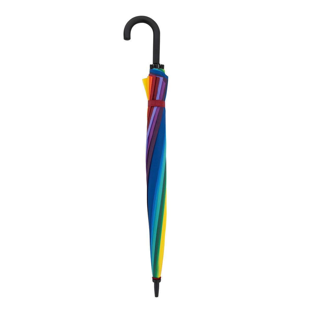 REGENSCHIRM - Multicolor/Schwarz, Basics, Kunststoff/Metall (5/5/95cm) - Doppler
