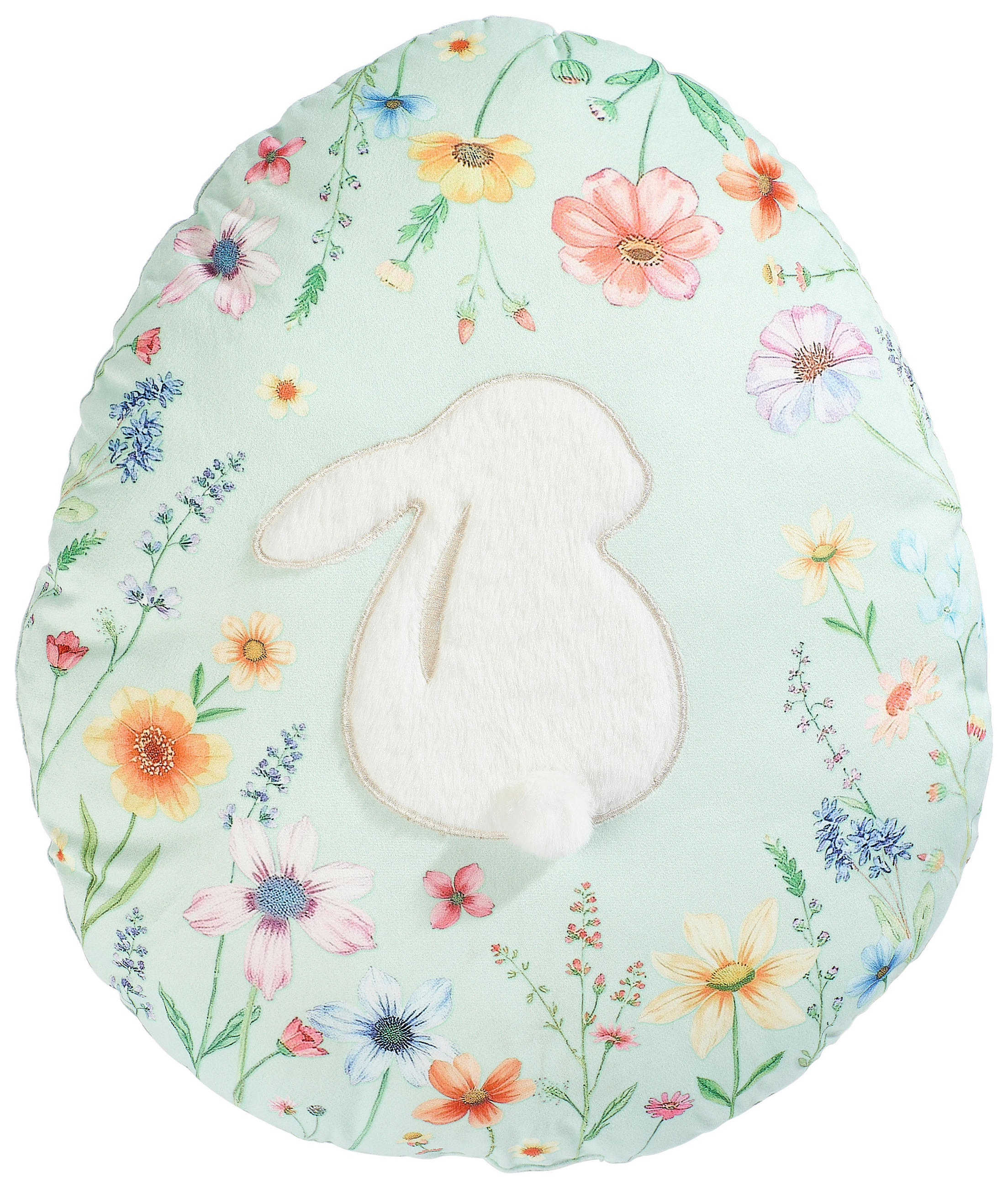 Novel Zierkissen Eggi Blau 43x33 cm