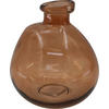 VASE 15.7 cm  - Rotbraun, Basics, Glas (14/15,7cm) - Ambia Home