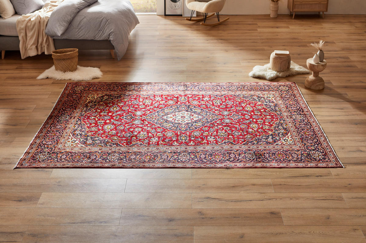 Wollteppich  višebojna     - višebojna, Osnovno, tekstil (200/300cm) - Cazaris