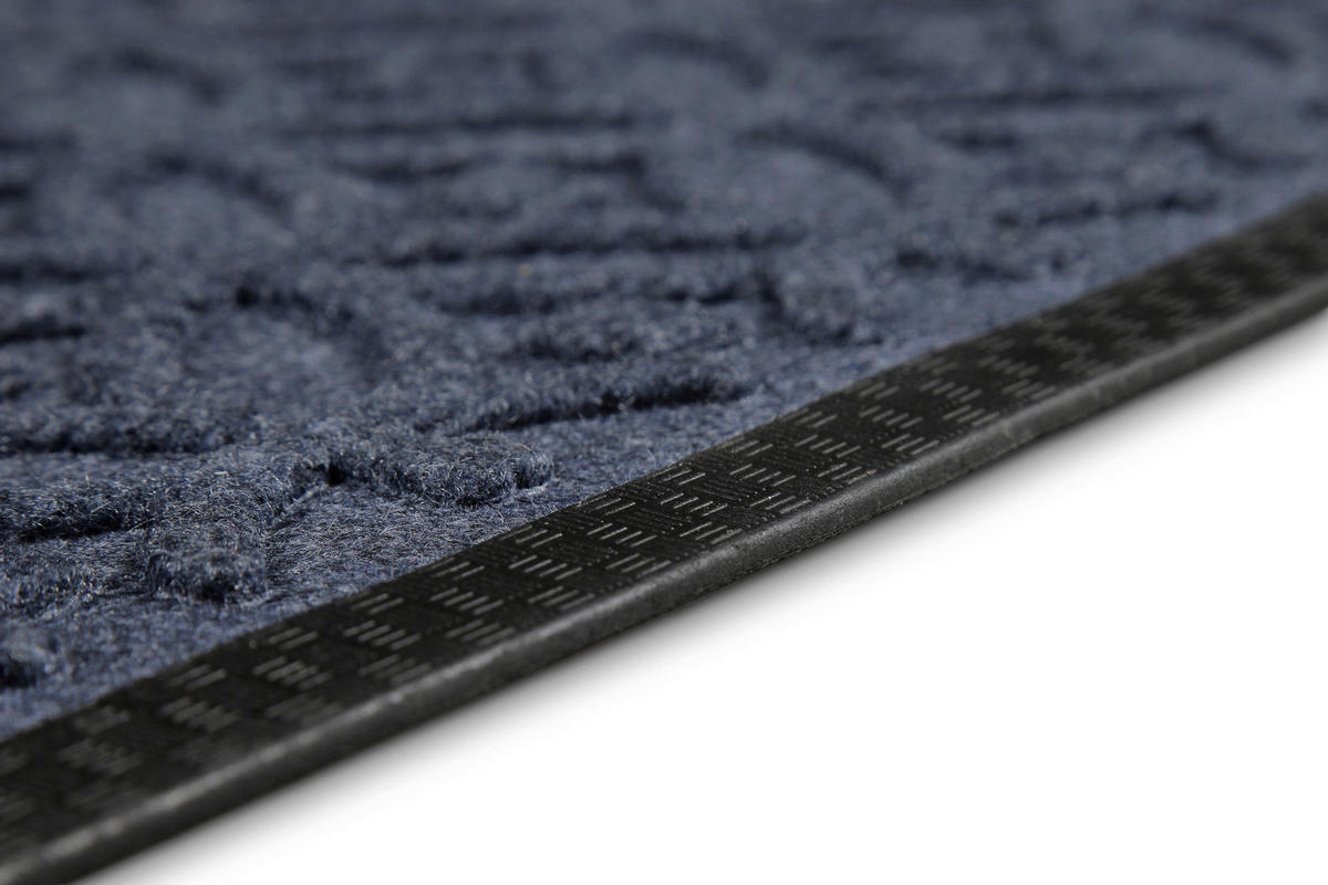 FUßMATTE 45/75 cm Midnight Mosaic  - Graublau, KONVENTIONELL, Kunststoff/Textil (45/75cm) - WECON HOME