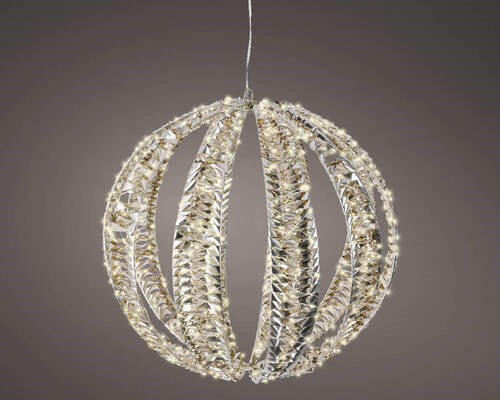 Lampă Led Decorativă - alb/auriu, Basics (50,00/50,00/50,00cm)
