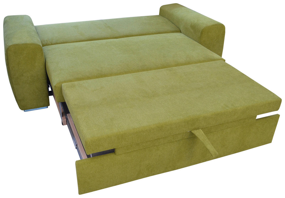 SCHLAFSOFA Anthrazit  - Chromfarben/Anthrazit, Design, Holz/Textil (199/92/97cm) - Livetastic