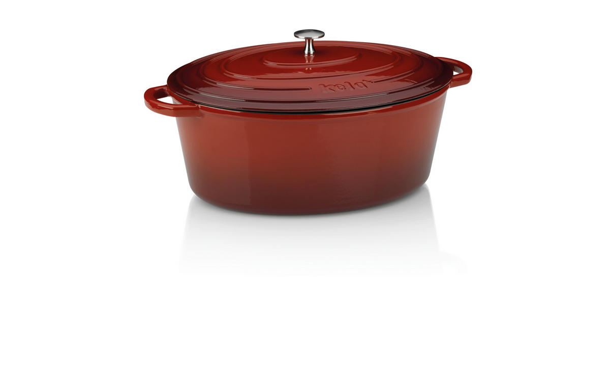 PEKAČ   9.3 l  Calido  - bež/crvena, Konvencionalno, metal (36/29/15cm) - Kela