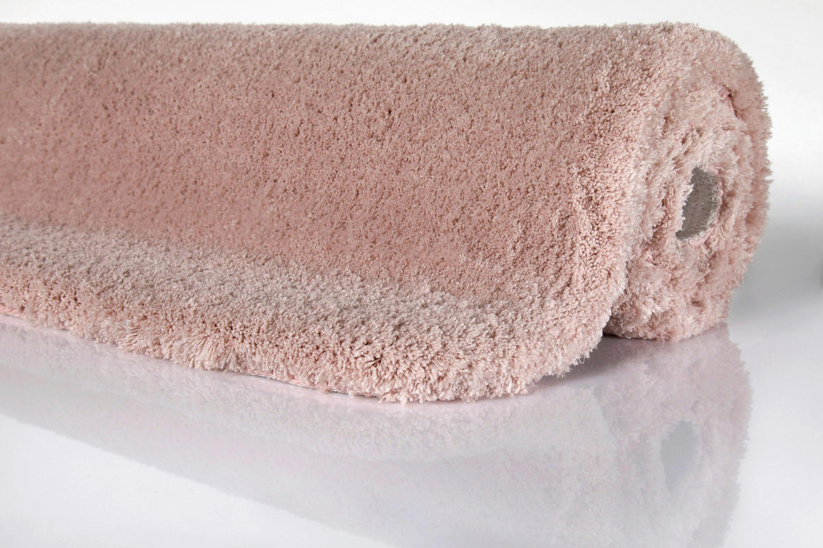BADTEPPICH Hellrosa 55/65 cm  - Hellrosa, Basics, Kunststoff/Textil (55/65cm) - WECON HOME BASIC