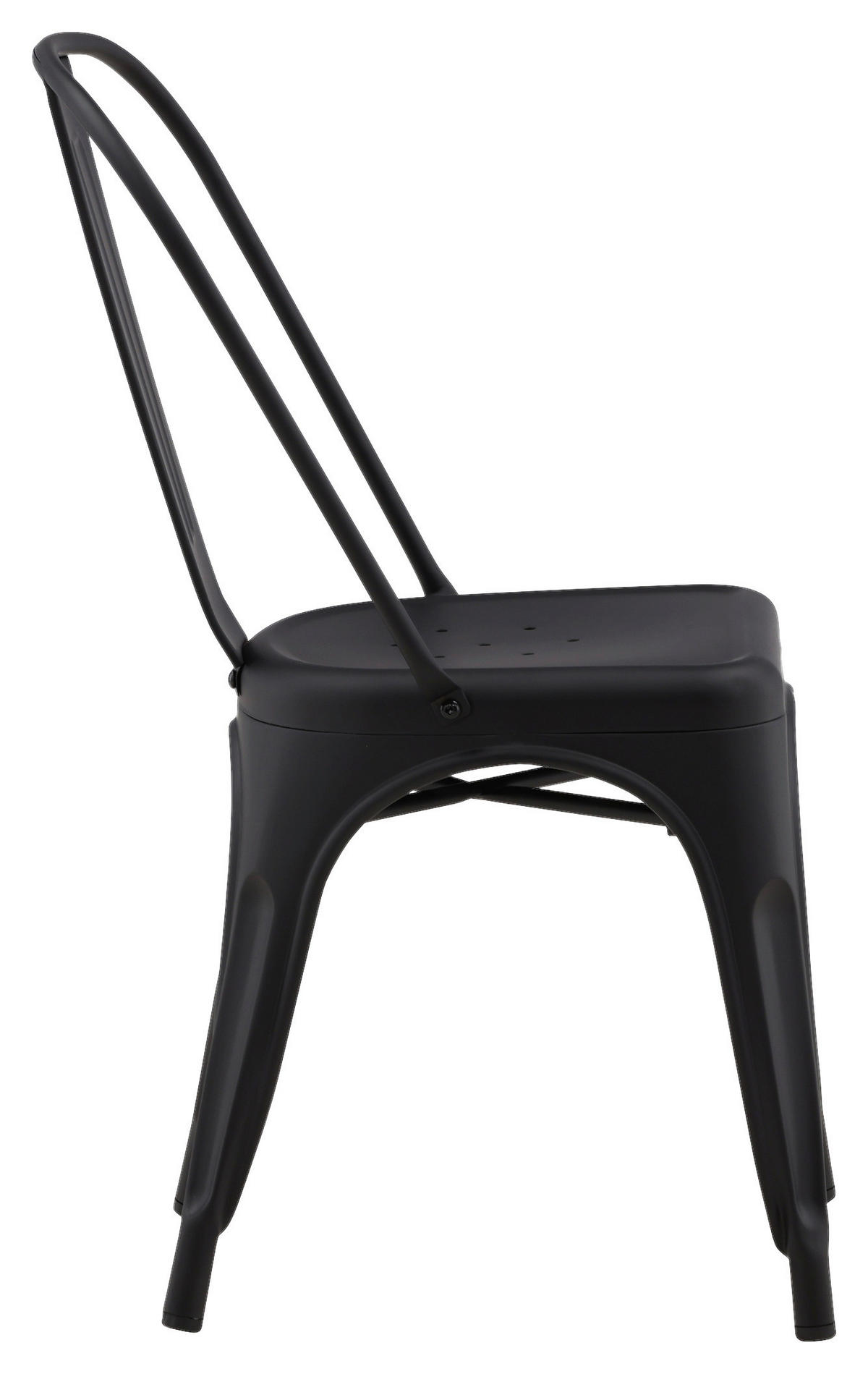 STUHL-SET  in Stahl Metall  - Schwarz, Design, Metall (45/85/53cm) - Livetastic