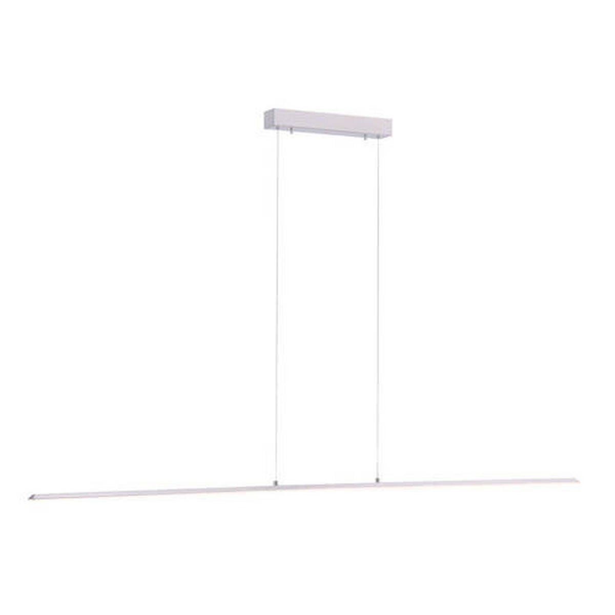 LED-HÄNGELEUCHTE 160/6/120 cm  - Silberfarben, Design, Kunststoff/Metall (160/6/120cm) - Neuhaus PURE