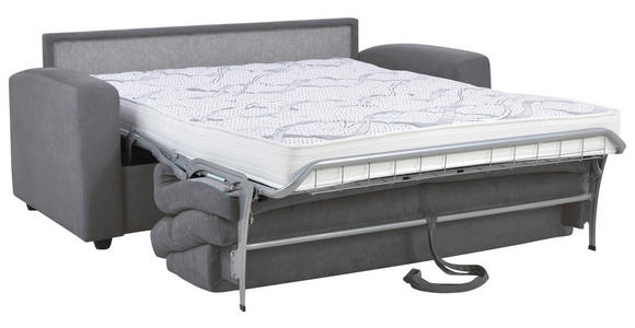 SCHLAFSOFA Mikrofaser Dunkelgrau - Dunkelgrau/Hellgrau, KONVENTIONELL, Kunststoff/Textil (186/101/101cm) - Carryhome