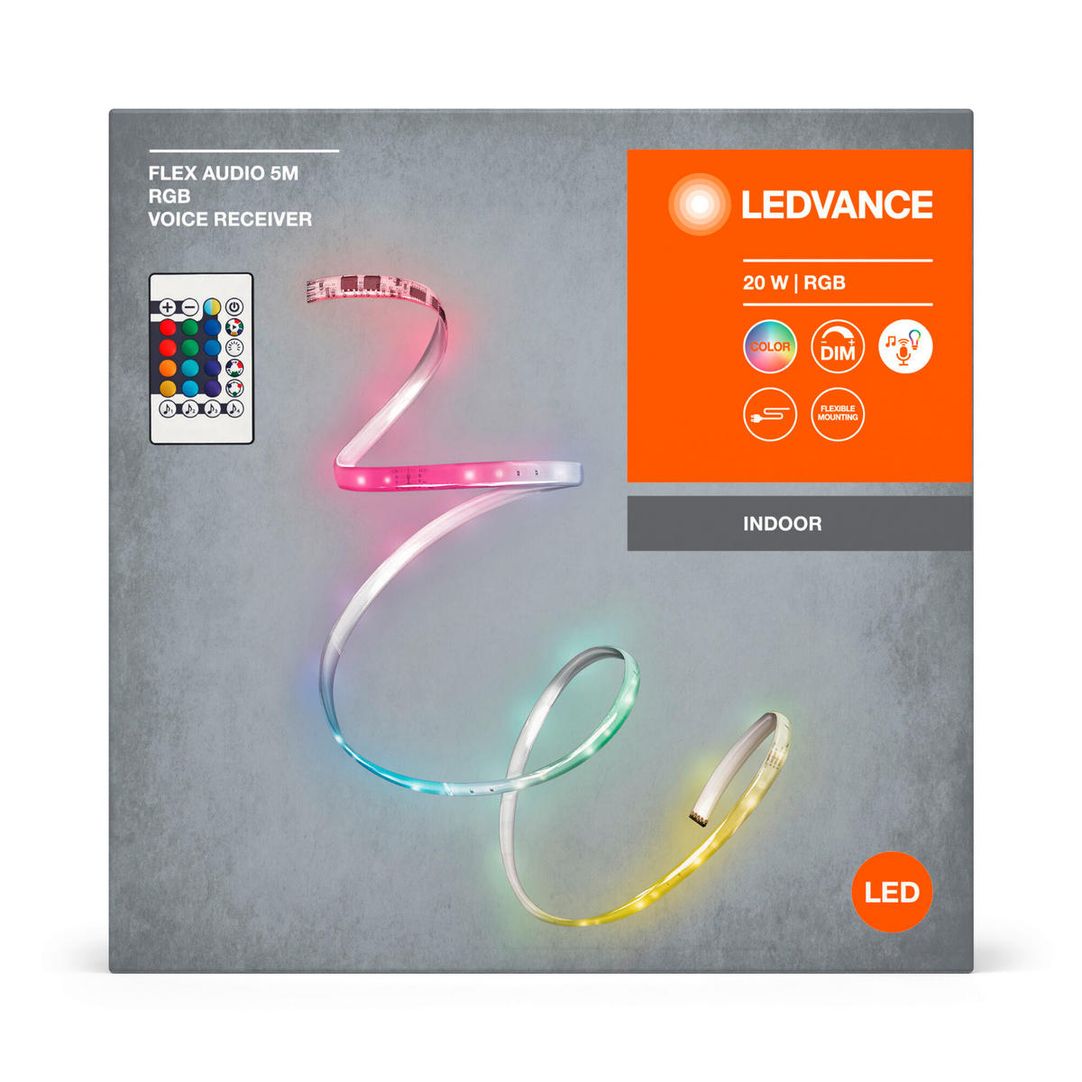 LED-STRIP Flex Audio Voice Receiver 500/1/0,3 cm   - Weiß, Basics, Kunststoff (500/1/0,3cm) - Ledvance