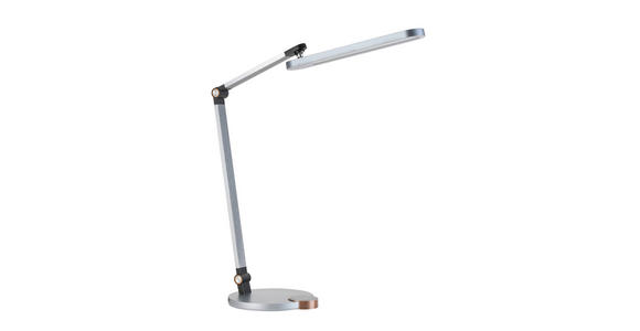 LED-SCHREIBTISCHLEUCHTE - Chromfarben/Anthrazit, Basics, Kunststoff/Metall (76cm) - Novel