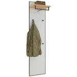 GARDEROBENPANEEL  in 42/170/27 cm  - Eichefarben/Weiß, Design, Glas/Holz (42/170/27cm) - Dieter Knoll