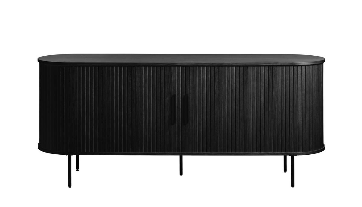 SIDEBOARD Schwarz  180/76/45 cm  - Schwarz, Trend, Holz/Holzwerkstoff (180/76/45cm) - Xora