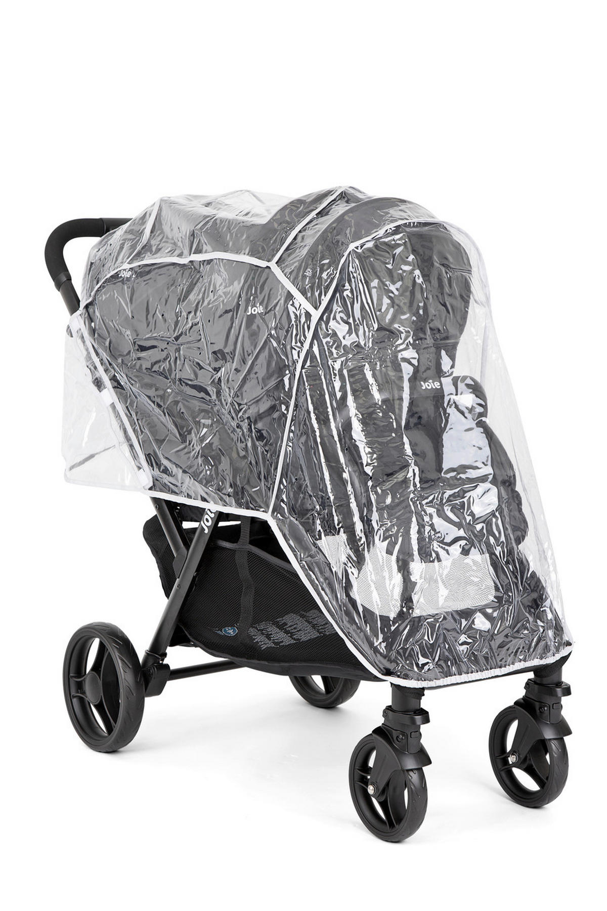 GESCHWISTERWAGEN Evalite Duo  - Schwarz, Basics, Textil/Metall (56/101,5/104cm) - Joie