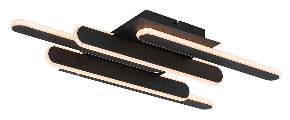 LED SVJETILJKA STROPNA Sindri  - bijela/crna, Design, metal/plastika (61/36cm)