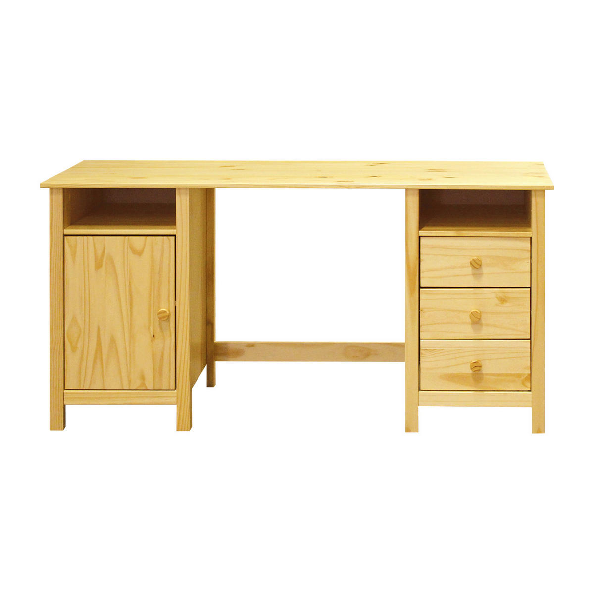 SCHREIBTISCH 150/54/74 cm Naturfarben  - Naturfarben, Basics, Holz (150/54/74cm) - Livetastic