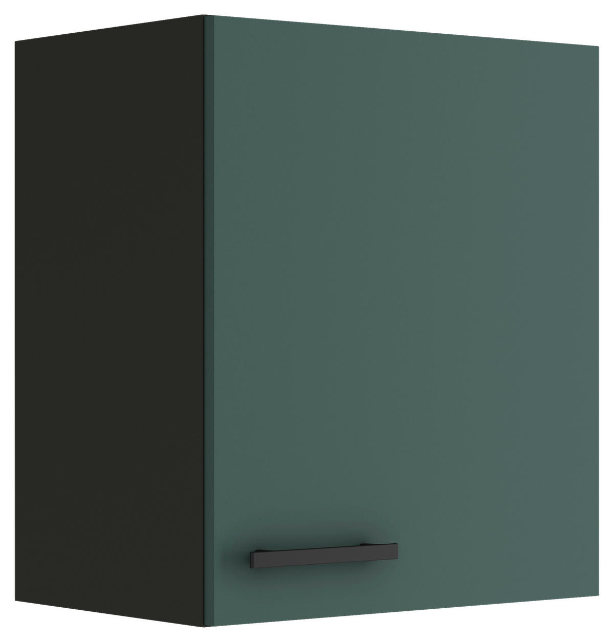KÜCHENOBERSCHRANK 50/57,6/34,6 cm  in Anthrazit, Dunkelgrün  - Dunkelgrün/Anthrazit, Basics, Holzwerkstoff/Metall (50/57,6/34,6cm) - Optifit