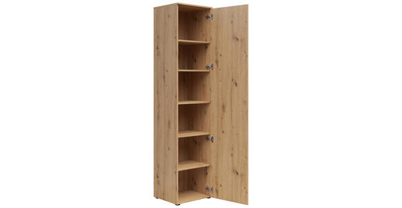 MEHRZWECKSCHRANK 45/195/40 cm  - Anthrazit/Schwarz, MODERN, Holzwerkstoff/Kunststoff (45/195/40cm) - Carryhome