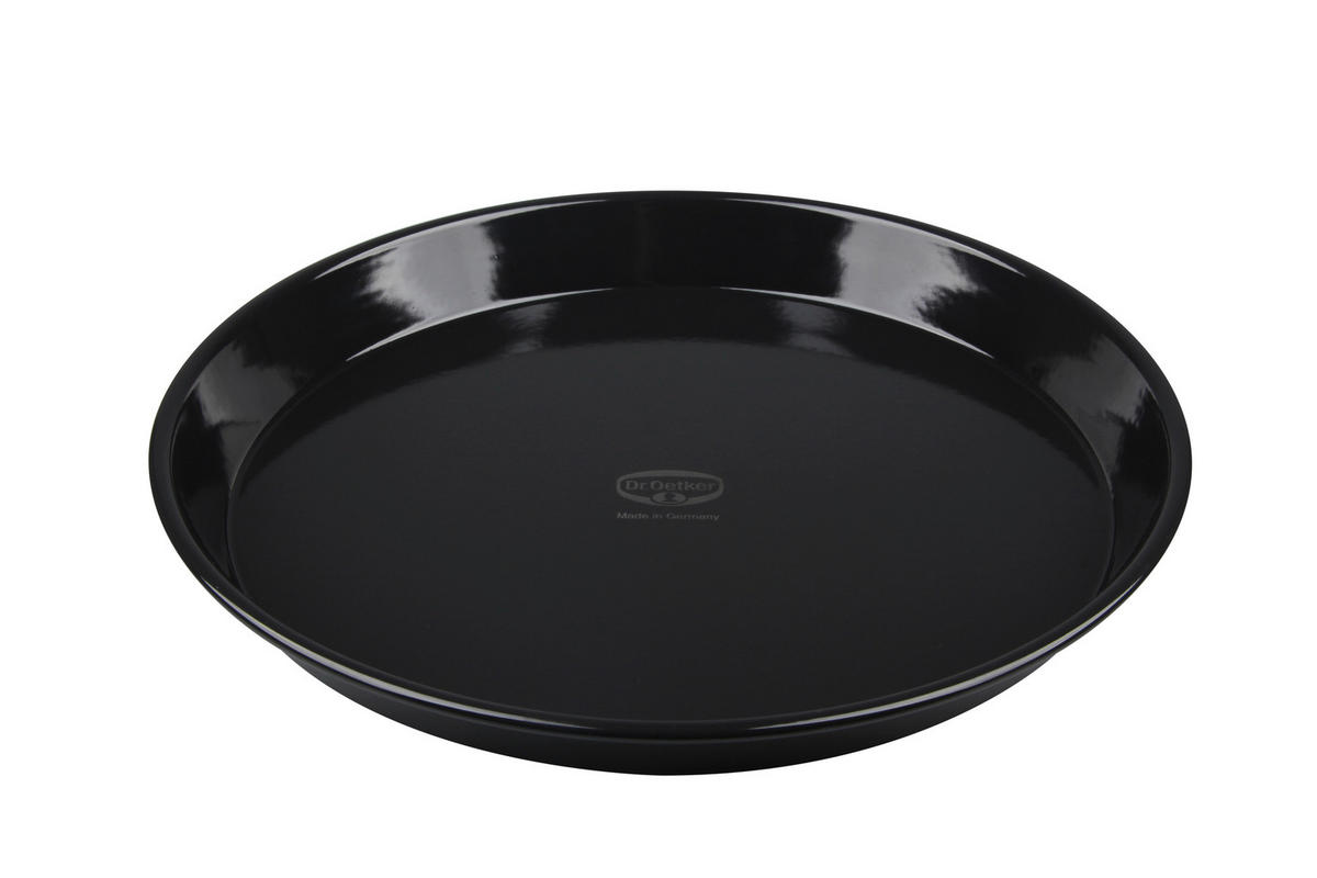 PIZZABLECH - Schwarz, Basics, Metall (28cm) - Dr.Oetker