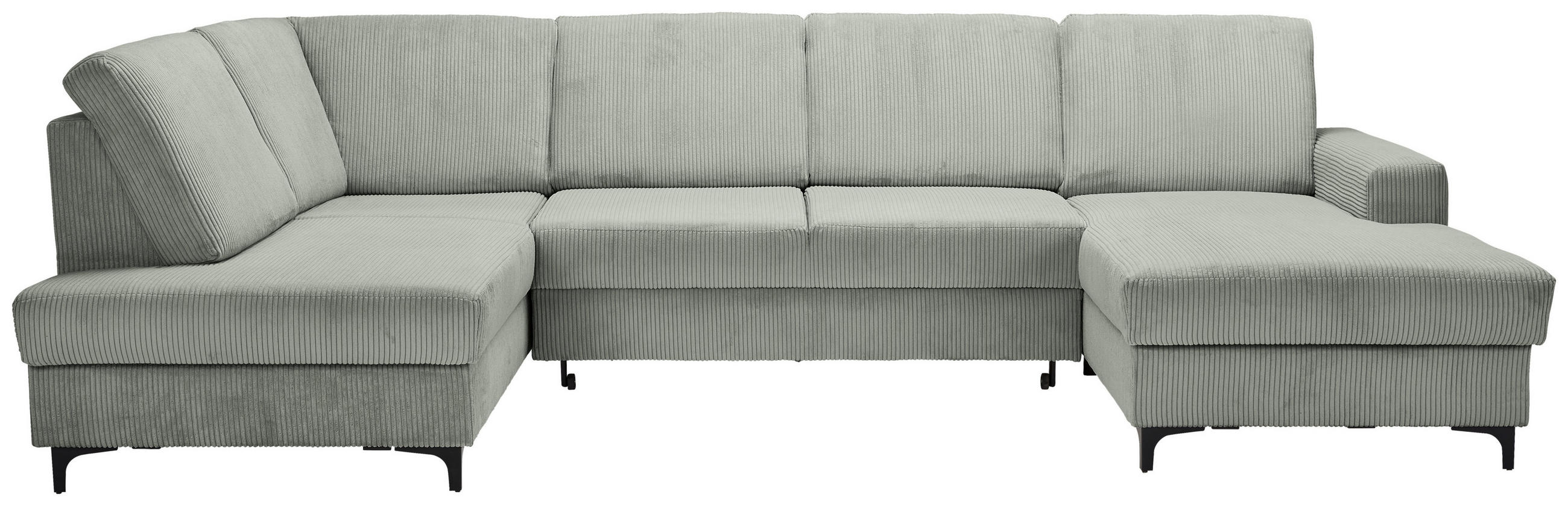 Stylife Wohnlandschaft Salbeigrün 317x185 cm