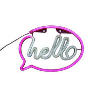 LED FALILÁMPA - áttetsző/fehér, Trend, műanyag (29,7/21/1,7cm) - Boxxx