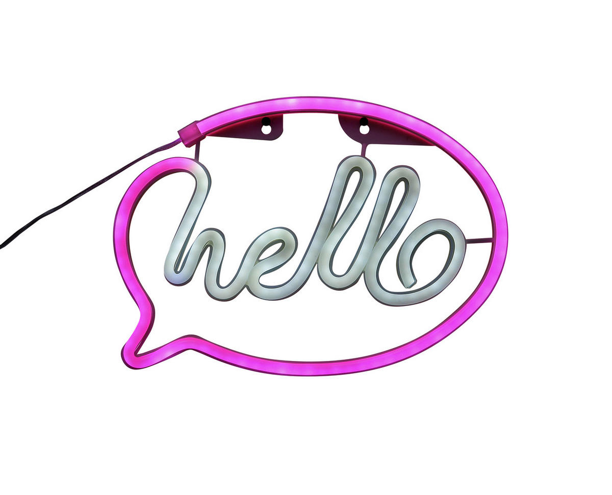 LED FALILÁMPA - áttetsző/fehér, Trend, műanyag (29,7/21/1,7cm) - Boxxx