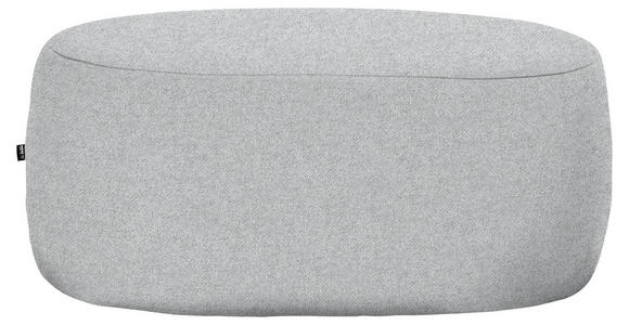 HOCKER in Textil Grau  - Schwarz/Grau, MODERN, Kunststoff/Textil (88/43/66cm) - Hom`in