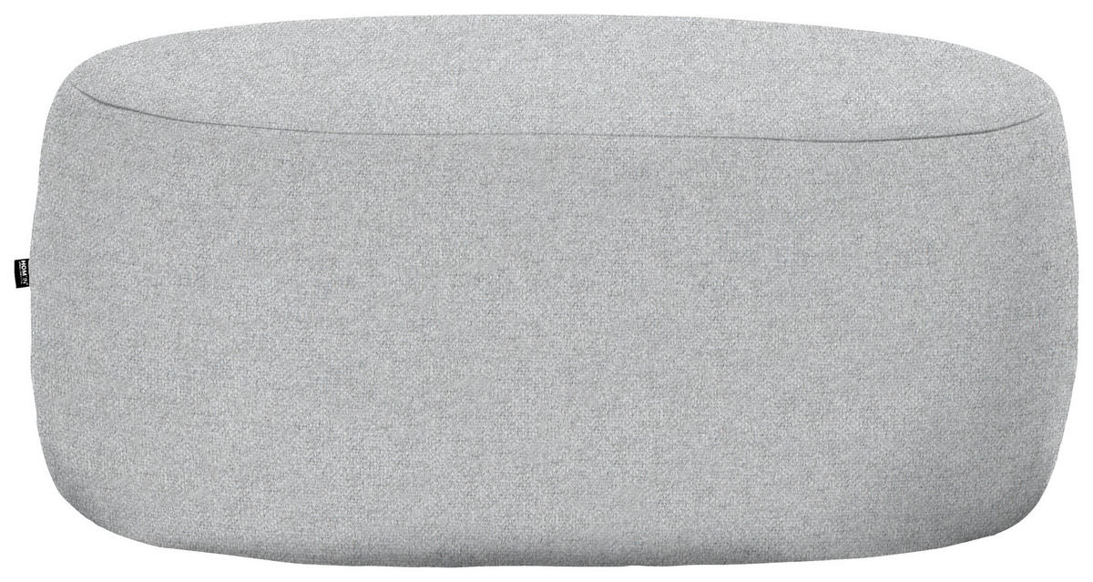 HOCKER in Textil Grau  - Schwarz/Grau, MODERN, Kunststoff/Textil (88/43/66cm) - Hom`in
