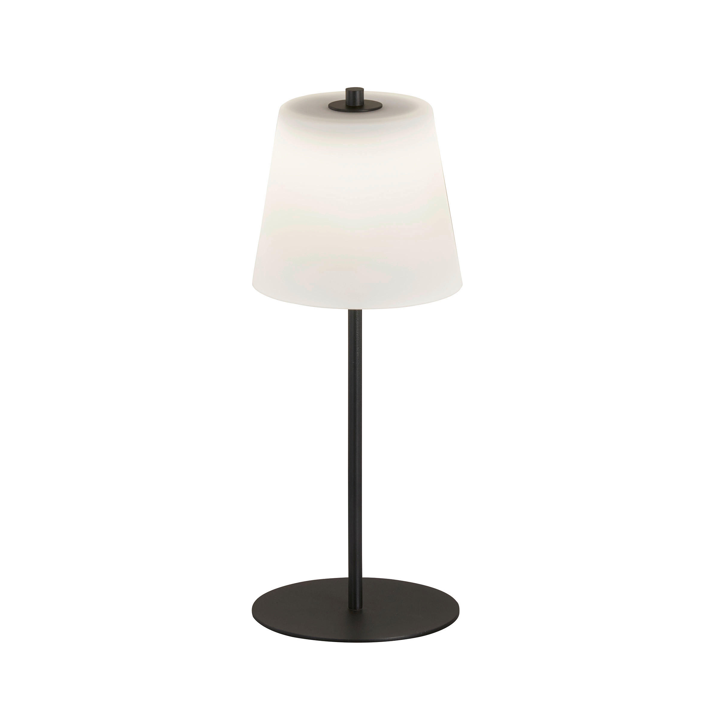 LED-AUßENLEUCHTE Marbella 14/35 cm   - Schwarz, Basics, Glas/Metall (14/35cm)