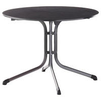 GARTENKLAPPTISCH 100/100/73 cm  - Schieferfarben/Anthrazit, Basics, Kunststoff/Metall (100/100/73cm) - Sieger