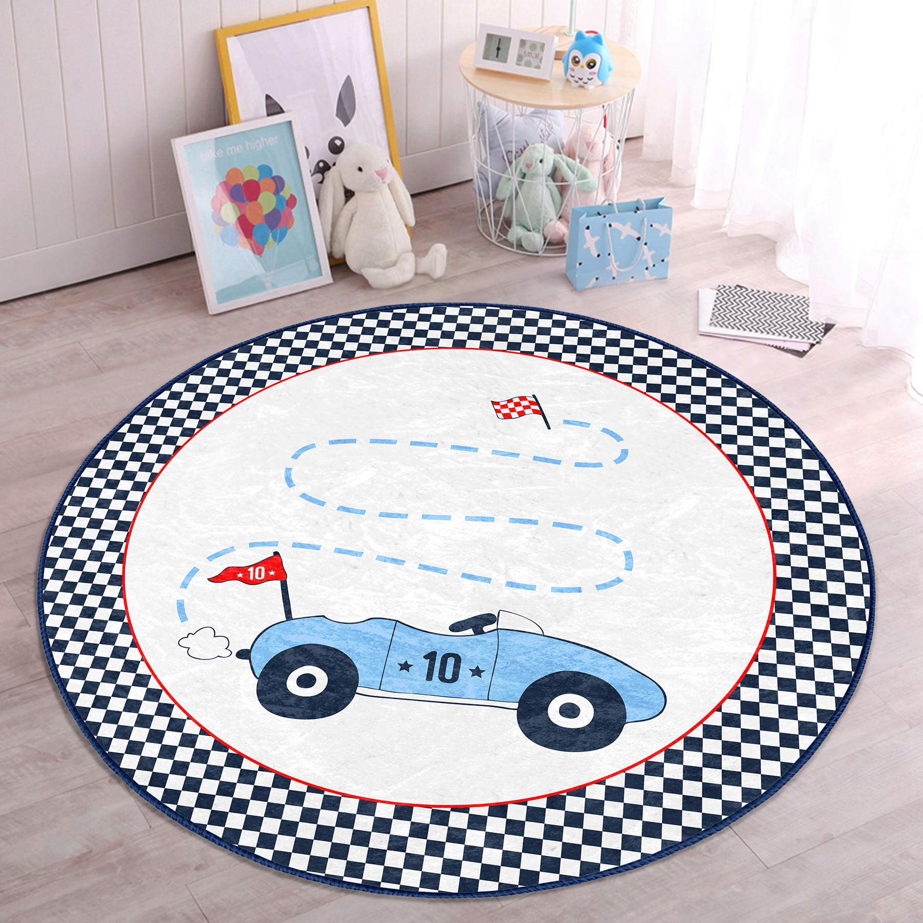 XXXLutz Kinderteppich Mehrfarbig 180x180 cm